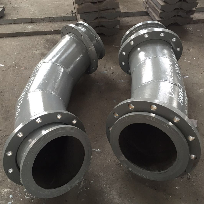 耐磨陶瓷彎頭管道