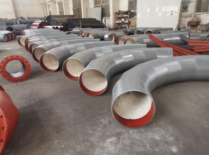 強(qiáng)耐磨，持久耐用——煤礦用陶瓷貼片耐磨彎頭[江河]