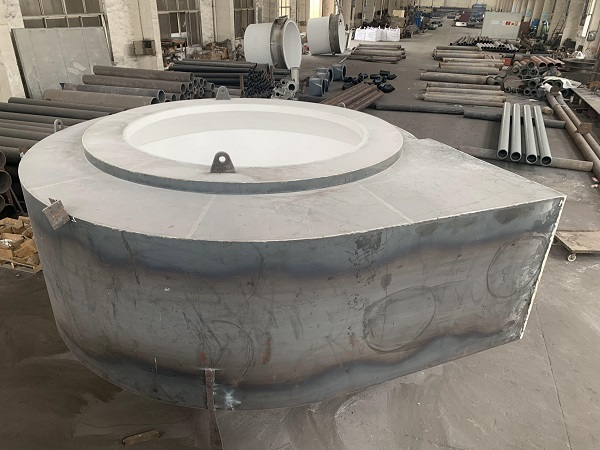 電廠磨煤機(jī)內(nèi)部粘貼陶瓷片